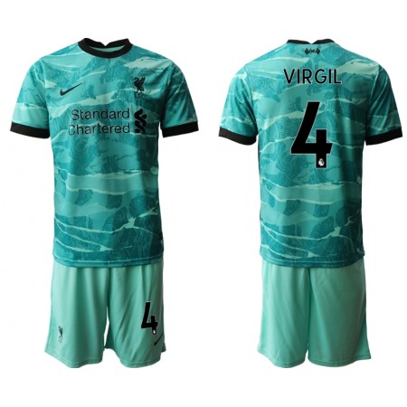 Maillot de Foot Liverpool Virgil van Dijk 4 Enfant Extérieur 2020/21